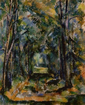  chantilly - The Alley in Chantilly 1888 Paul Cezanne Wald